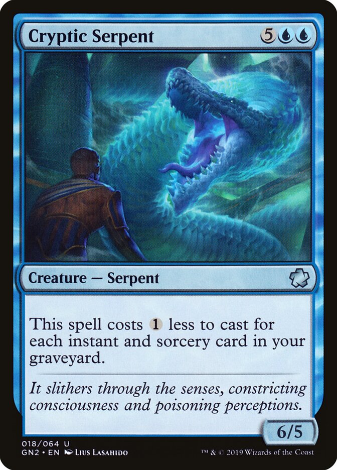 Serpente Críptica / Cryptic Serpent - Magic: The Gathering - MoxLand