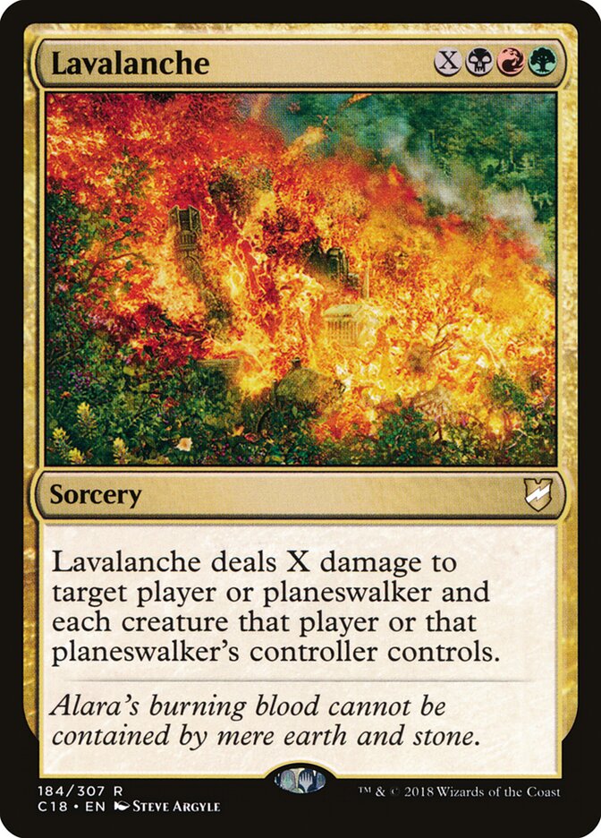 Lavalanche / Lavalanche - Magic: The Gathering - MoxLand