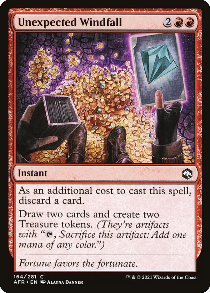 Sorte Inesperada / Unexpected Windfall - Magic: The Gathering - MoxLand