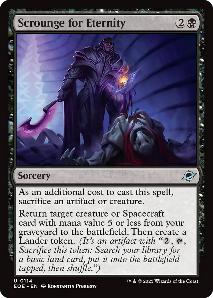 Scrounge for Eternity - Magic: The Gathering - MoxLand