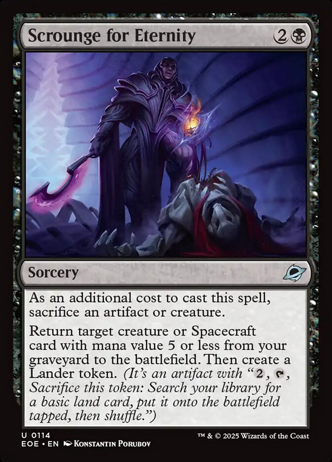 Roubar pela Eternidade / Scrounge for Eternity - Magic: The Gathering - MoxLand