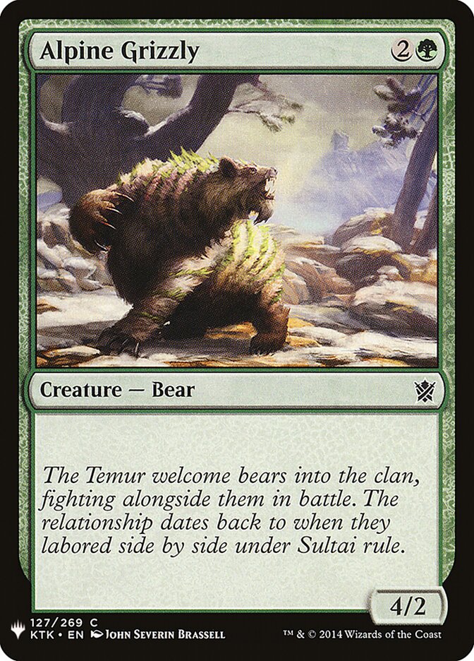 Urso Pardo Alpino / Alpine Grizzly - Magic: The Gathering - MoxLand