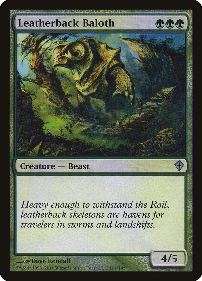 Baloth Dorso-de-Couro / Leatherback Baloth - Magic: The Gathering - MoxLand