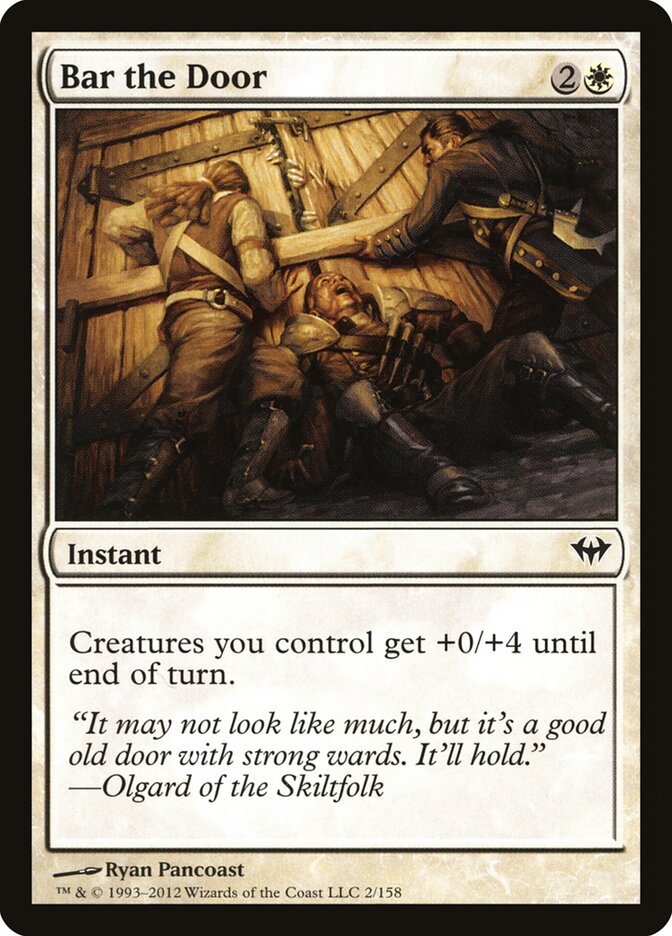 Barrar a Porta / Bar the Door - Magic: The Gathering - MoxLand