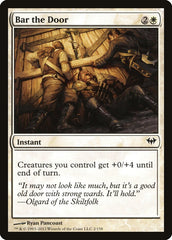 Barrar a Porta / Bar the Door - Magic: The Gathering - MoxLand