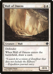 Barreira de Agouros / Wall of Omens - Magic: The Gathering - MoxLand