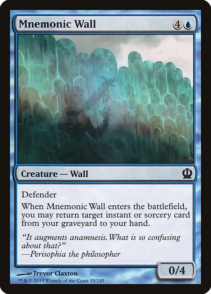Barreira Mnemônica / Mnemonic Wall - Magic: The Gathering - MoxLand