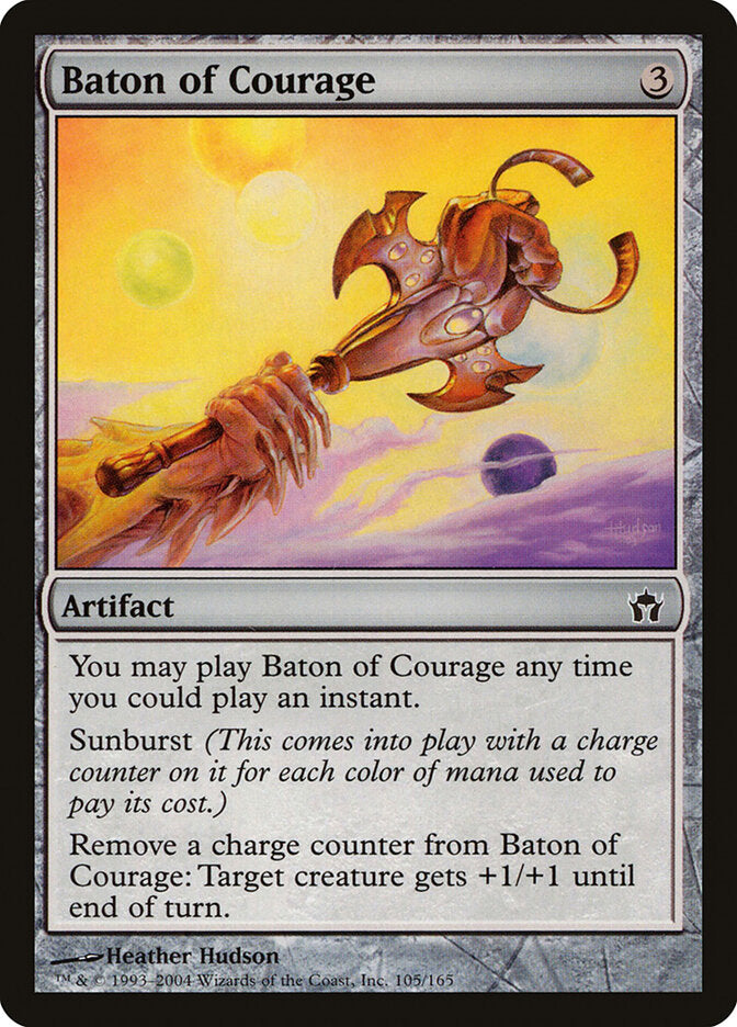 Bastão da Coragem / Baton of Courage - Magic: The Gathering - MoxLand