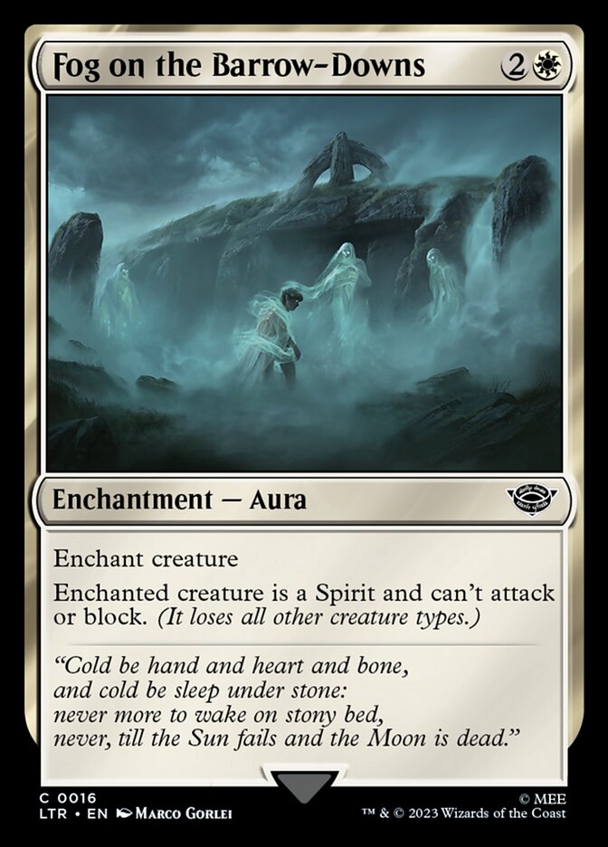 Nevoeiro nas Colinas dos Túmulos / Fog on the Barrow-Downs - Magic: The Gathering - MoxLand