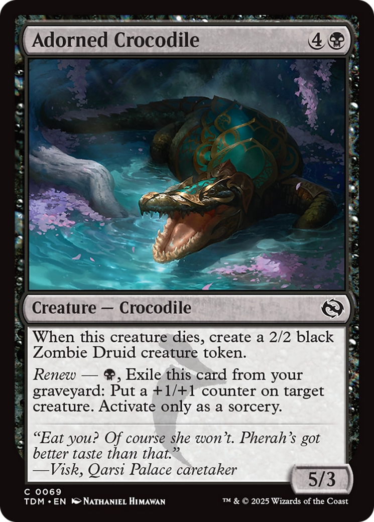 Crocodila Adornada / Adorned Crocodile - Magic: The Gathering - MoxLand