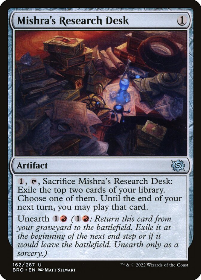 Mesa de Pesquisas de Mishra / Mishra's Research Desk - Magic: The Gathering - MoxLand