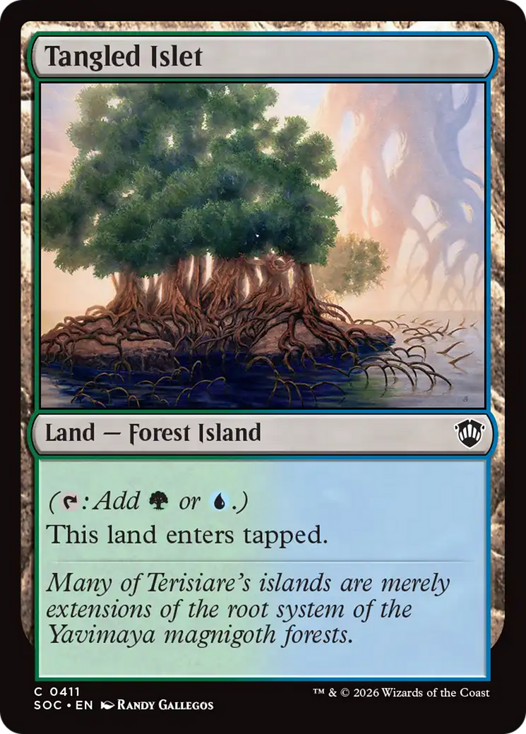 Ilhota Emaranhada / Tangled Islet - Magic: The Gathering - MoxLand