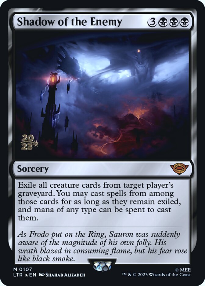 Sombra do Inimigo / Shadow of the Enemy - Magic: The Gathering - MoxLand
