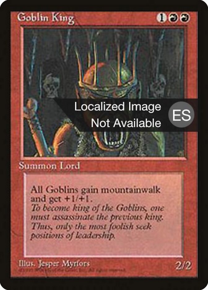 Rei dos Goblins / Goblin King - Magic: The Gathering - MoxLand