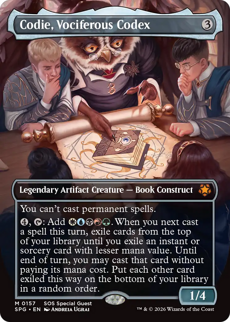 Codie, Códice Vocífero / Codie, Vociferous Codex - Magic: The Gathering - MoxLand
