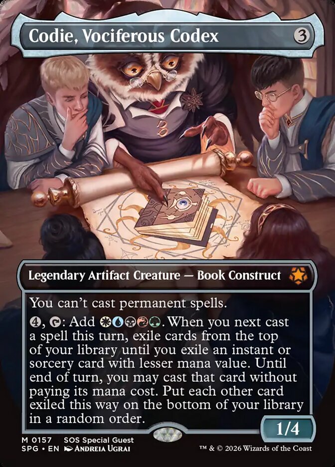 Codie, Códice Vocífero / Codie, Vociferous Codex - Magic: The Gathering - MoxLand