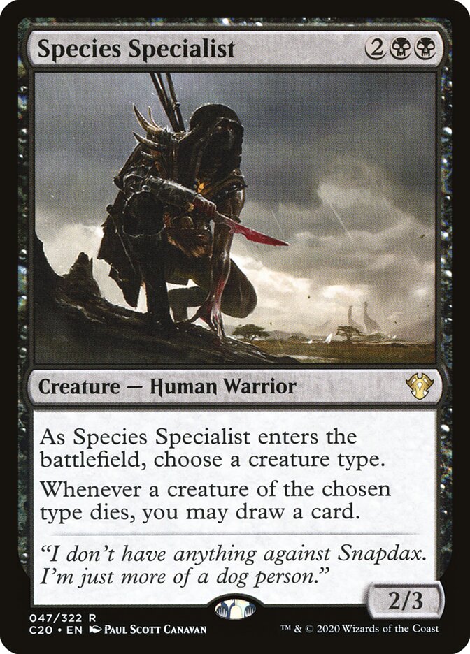 Especialista em Espécies / Species Specialist - Magic: The Gathering - MoxLand