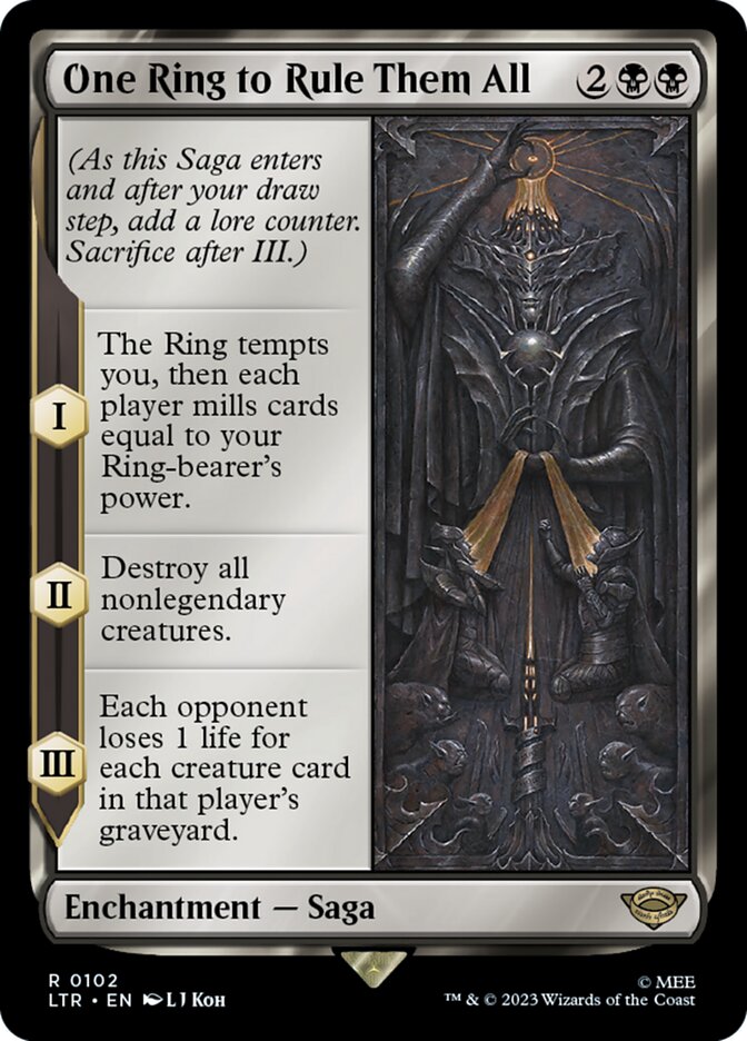 Um Anel Para Todos Governar / One Ring to Rule Them All - Magic: The Gathering - MoxLand