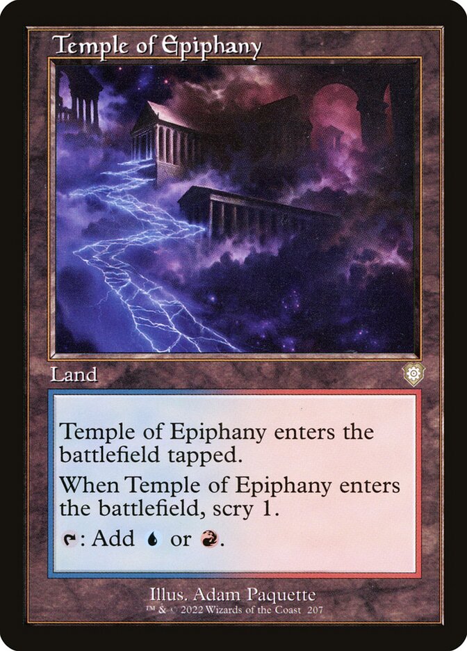 Templo da Epifania / Temple of Epiphany - Magic: The Gathering - MoxLand