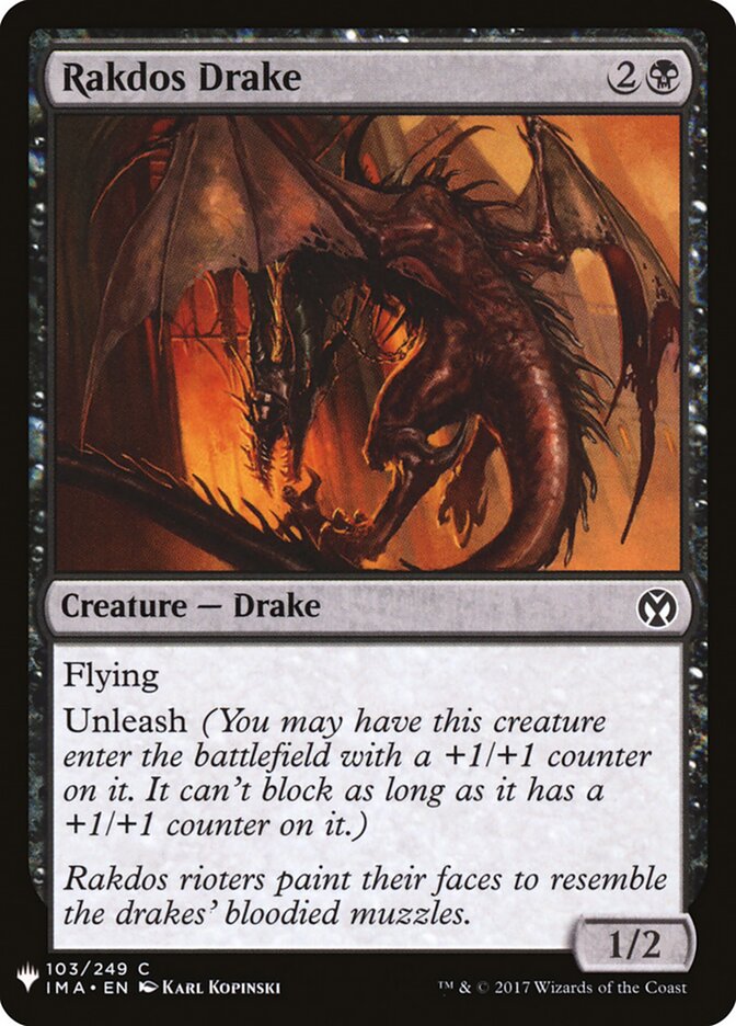 Rakdos Drake - Magic: The Gathering - MoxLand