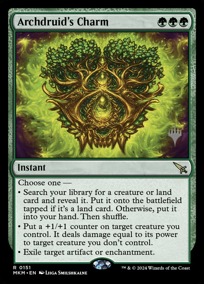 Amuleto do Arquidruida / Archdruid's Charm - Magic: The Gathering - MoxLand