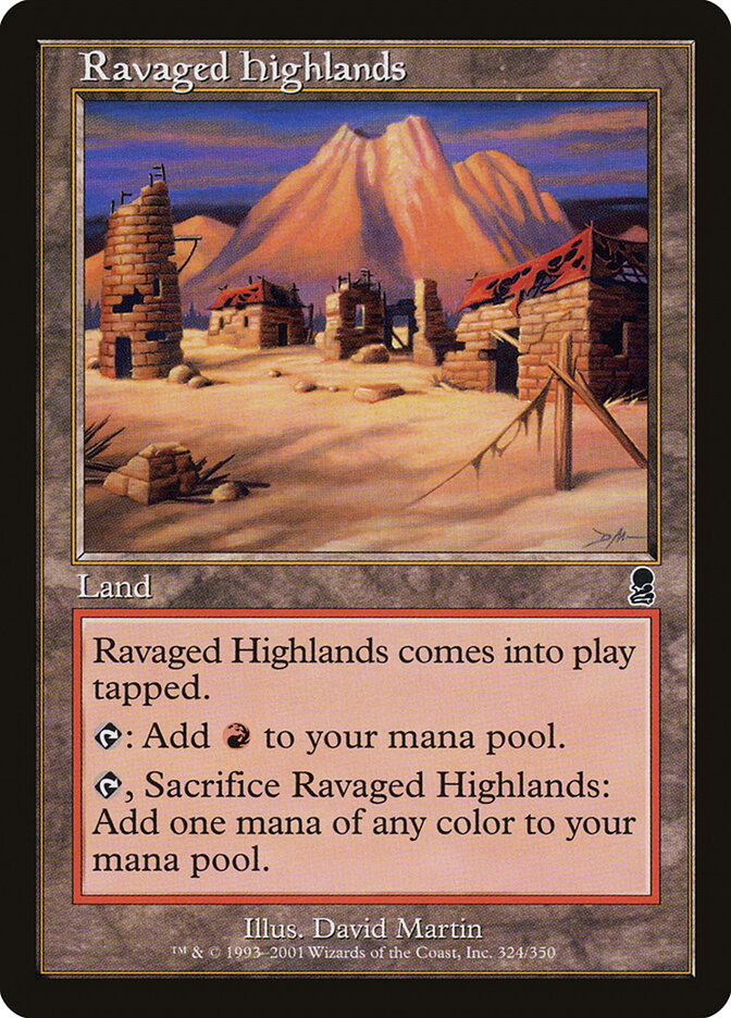 Planalto Devastado / Ravaged Highlands - Magic: The Gathering - MoxLand