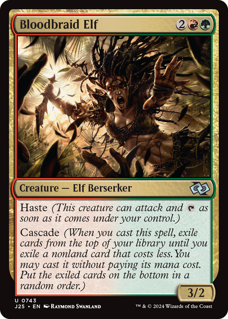 Elfo Tranças-de-Sangue / Bloodbraid Elf - Magic: The Gathering - MoxLand