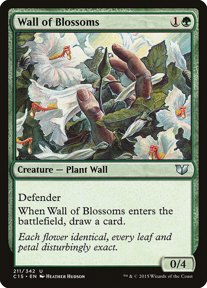 Barreira de Flores / Wall of Blossoms - Magic: The Gathering - MoxLand