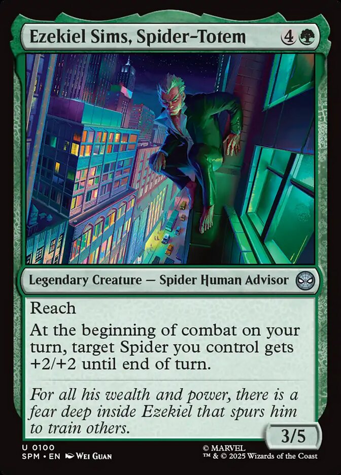 Ezekiel Sims, Spider-Totem - Magic: The Gathering - MoxLand