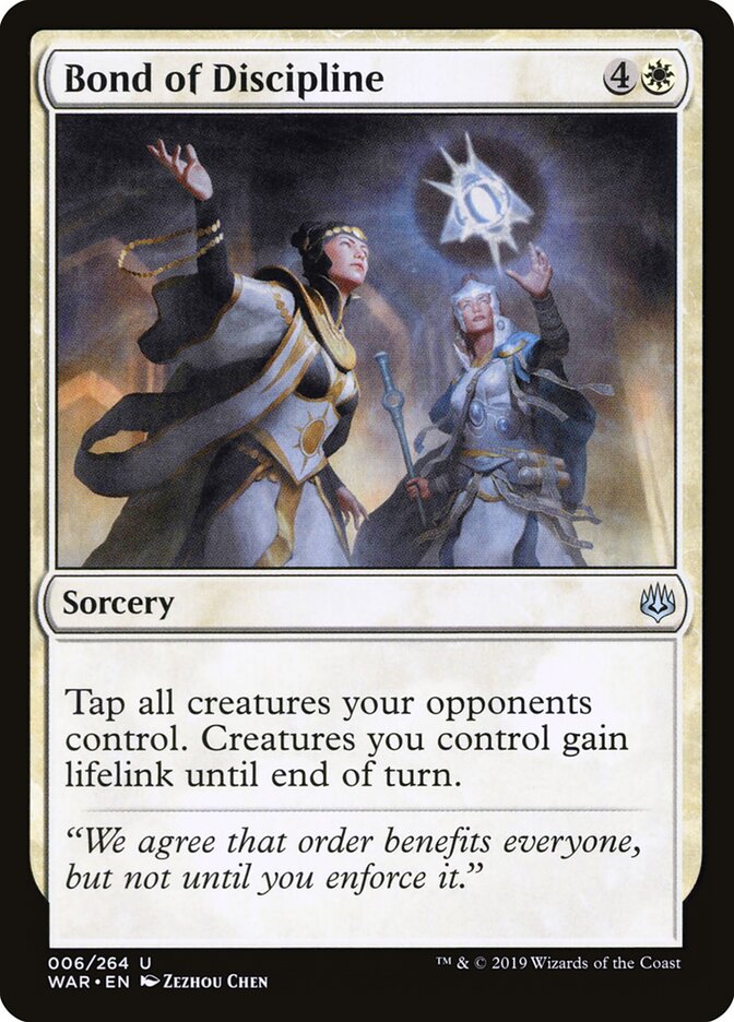 Elo de Disciplina / Bond of Discipline - Magic: The Gathering - MoxLand