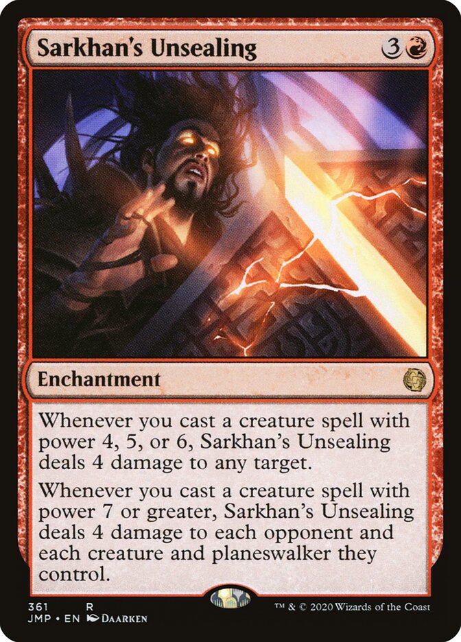 Ruptura de Sarkhan / Sarkhan's Unsealing - Magic: The Gathering - MoxLand