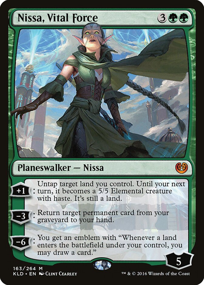Nissa, Força Vital / Nissa, Vital Force - Magic: The Gathering - MoxLand