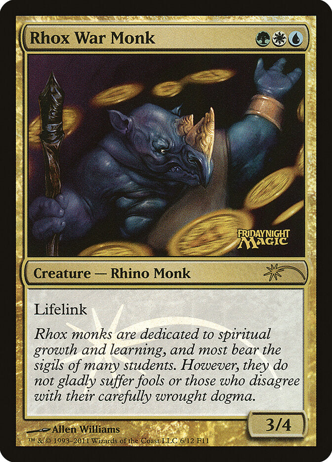 Monge de Guerra Rhox / Rhox War Monk - Magic: The Gathering - MoxLand
