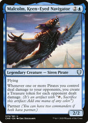 Malcolm, Navegador da Hipervisão / Malcolm, Keen-Eyed Navigator - Magic: The Gathering - MoxLand