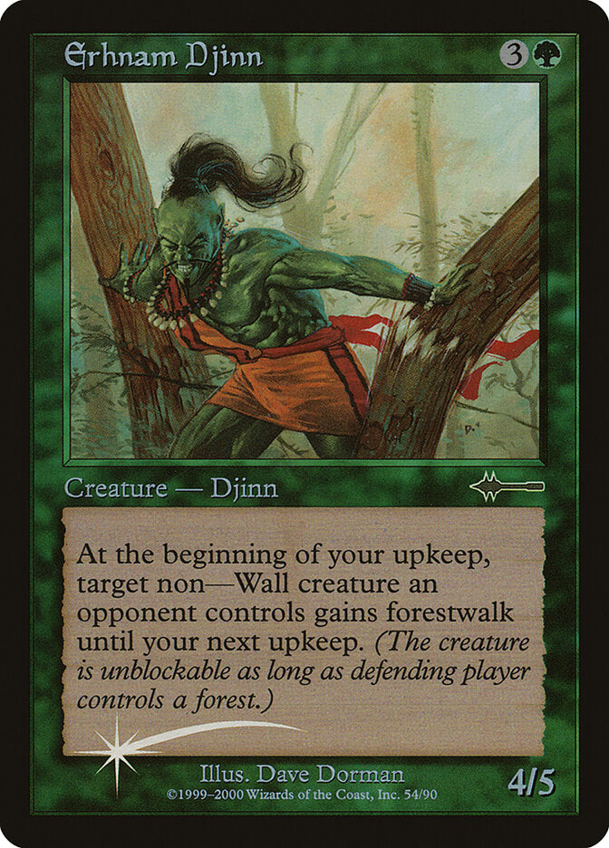 Gênio Erhnam / Erhnam Djinn - Magic: The Gathering - MoxLand