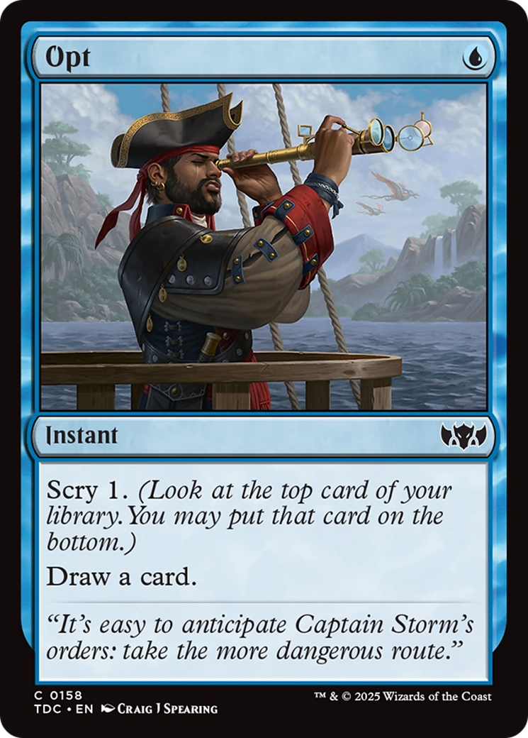 Optar / Opt - Magic: The Gathering - MoxLand