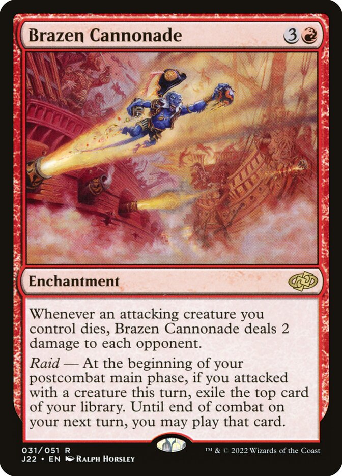 Brazen Cannonade - Magic: The Gathering - MoxLand