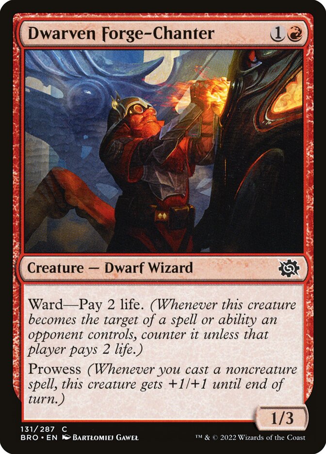 Cantor de Forja Anão / Dwarven Forge-Chanter - Magic: The Gathering - MoxLand