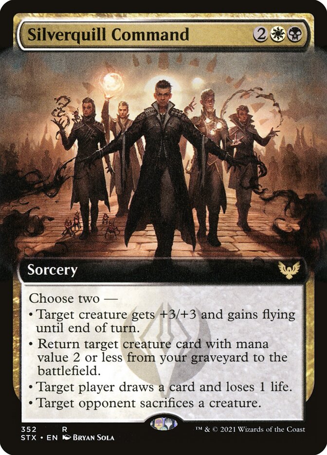 Comando de Platinopena / Silverquill Command - Magic: The Gathering - MoxLand