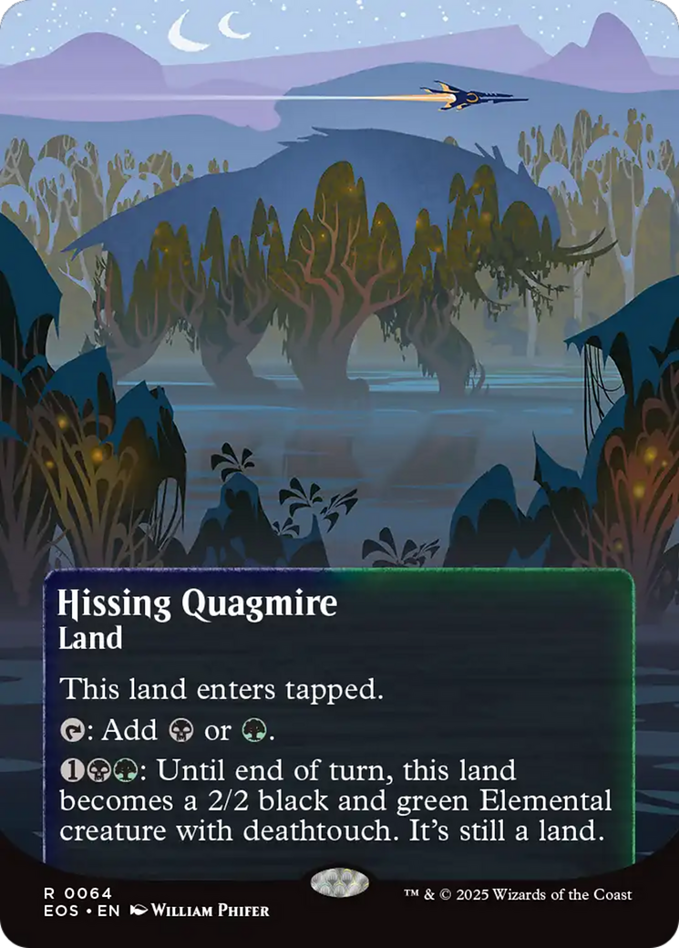 Pântano Sibilante / Hissing Quagmire - Magic: The Gathering - MoxLand