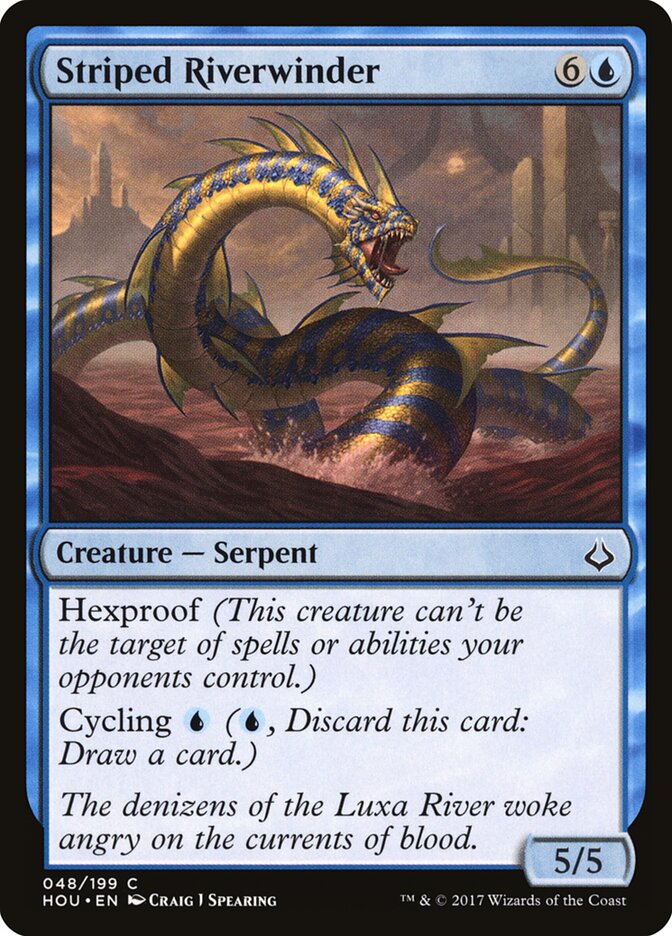 Cascavel-do-rio Listrada / Striped Riverwinder - Magic: The Gathering - MoxLand