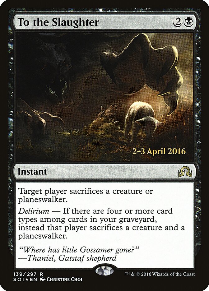 Para o Abate / To the Slaughter - Magic: The Gathering - MoxLand