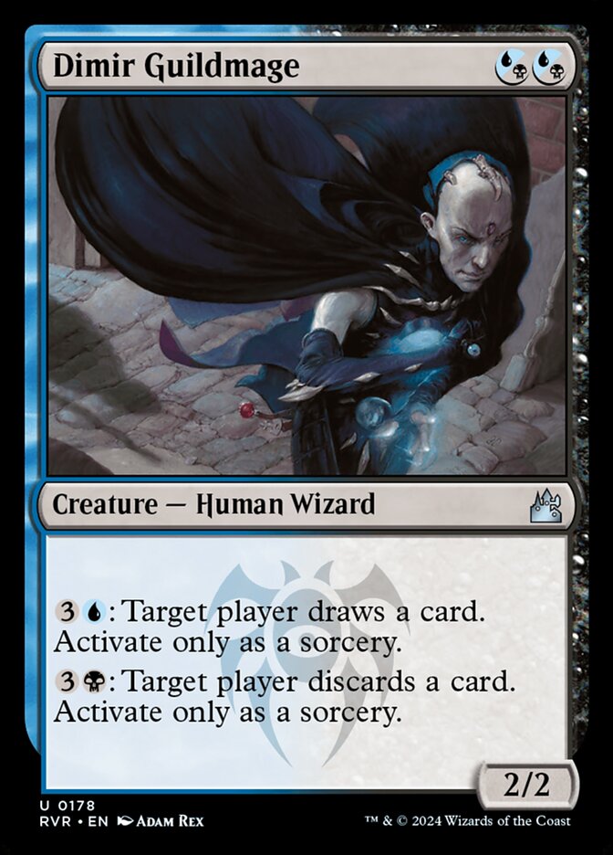 Mago da Guilda Dimir / Dimir Guildmage - Magic: The Gathering - MoxLand