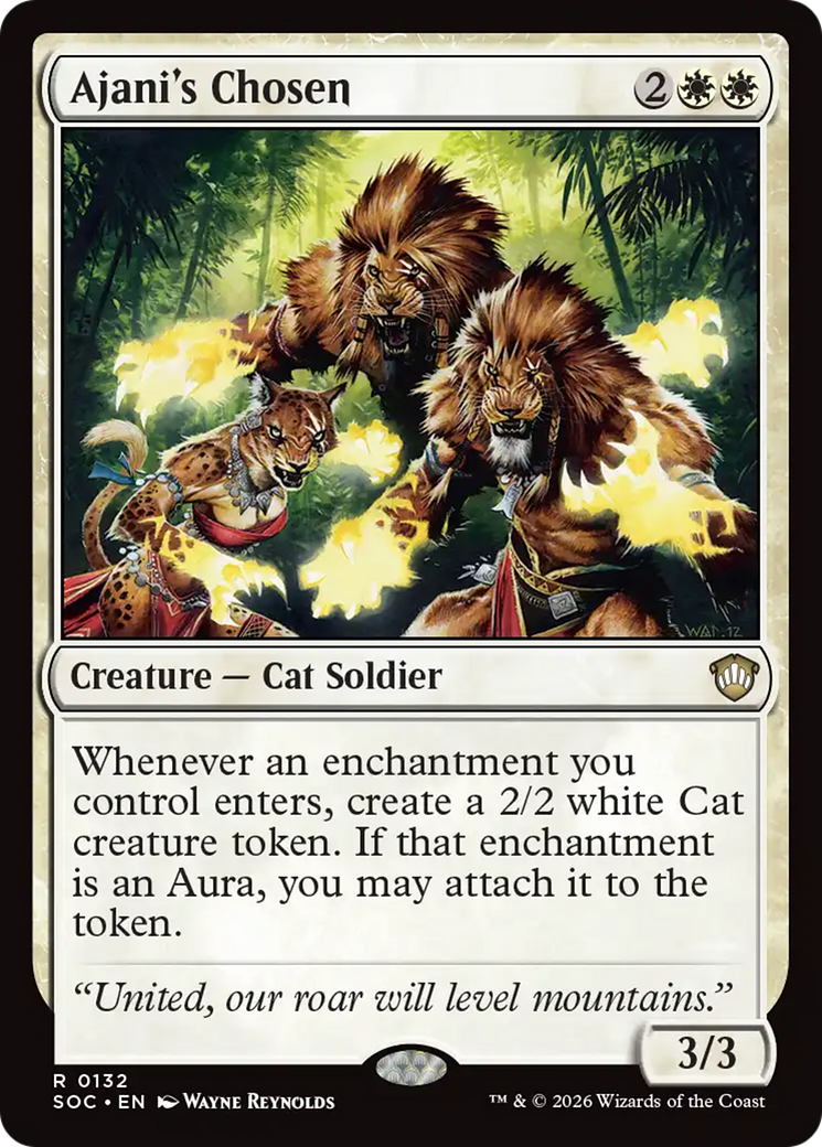 Escolhidos de Ajani / Ajani's Chosen - Magic: The Gathering - MoxLand