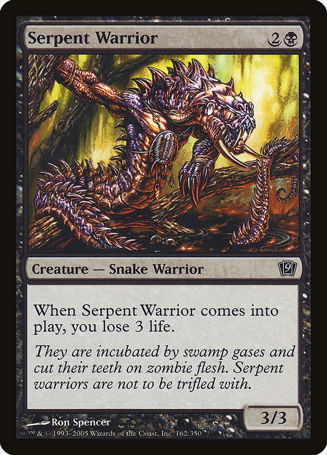 Guerreiro Serpente / Serpent Warrior - Magic: The Gathering - MoxLand