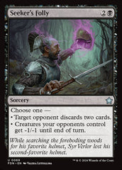 Tolice do Buscador / Seeker's Folly - Magic: The Gathering - MoxLand