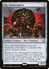 Esfera de Batalha Myr / Myr Battlesphere - Magic: The Gathering - MoxLand