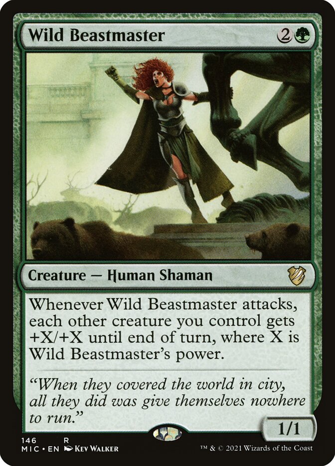 Mestra de Feras Selvagem / Wild Beastmaster - Magic: The Gathering - MoxLand