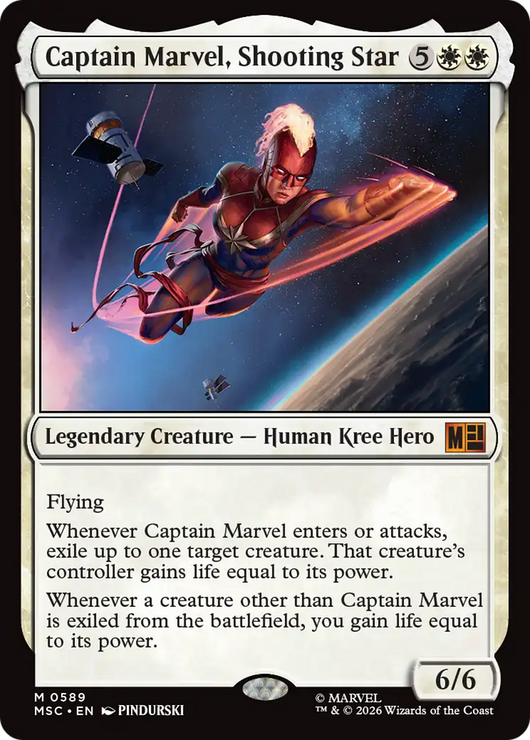 Captain Marvel, Shooting Star - Magic: The Gathering - MoxLand