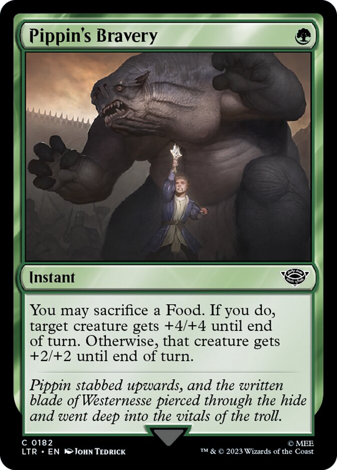 Bravura de Pippin / Pippin's Bravery - Magic: The Gathering - MoxLand